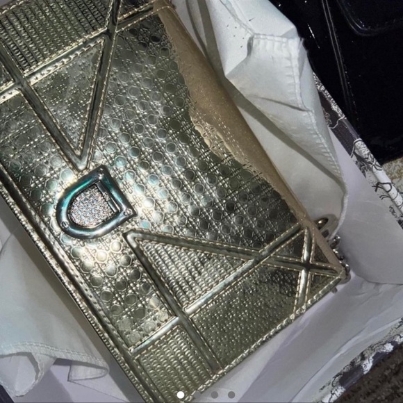 Gold chrome handbag - Picture 2 of 4